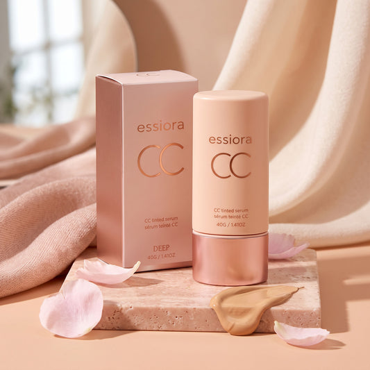 Essiora CC Color-Correcting Tinted Serum tube and box