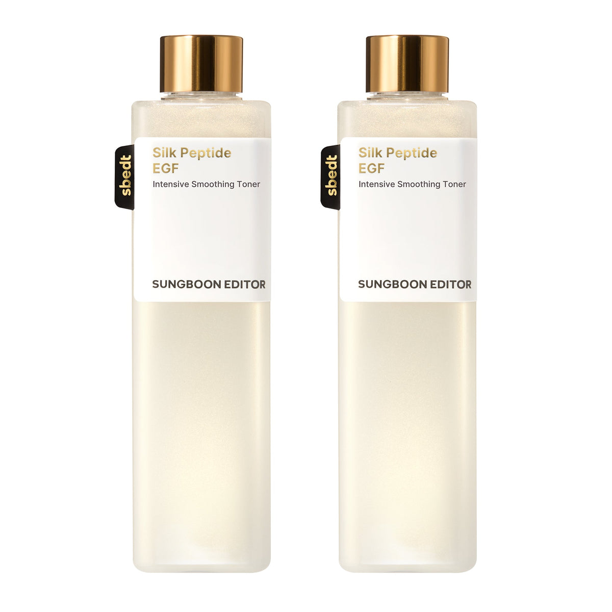 Silk Peptide EGF Toner Duo, two-bottle set