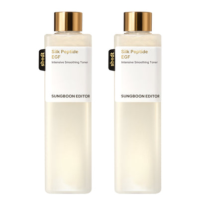 Silk Peptide EGF Toner Duo, two-bottle set